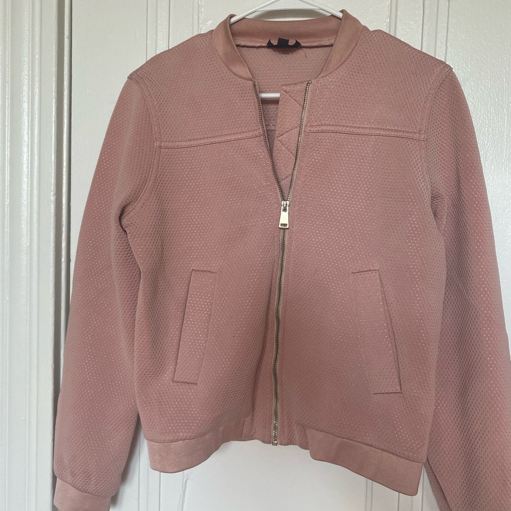 Beige Pink Texture Jacket